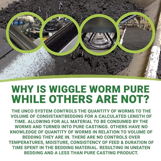 100% Pure Organic Worm Castings Fertilizer, 30-Pounds (4 Pack) - Improves Soil Fertility and Aeration for Houseplants, Vegetables, Gardens, and More – OMRI-Listed and Mineral-Dense