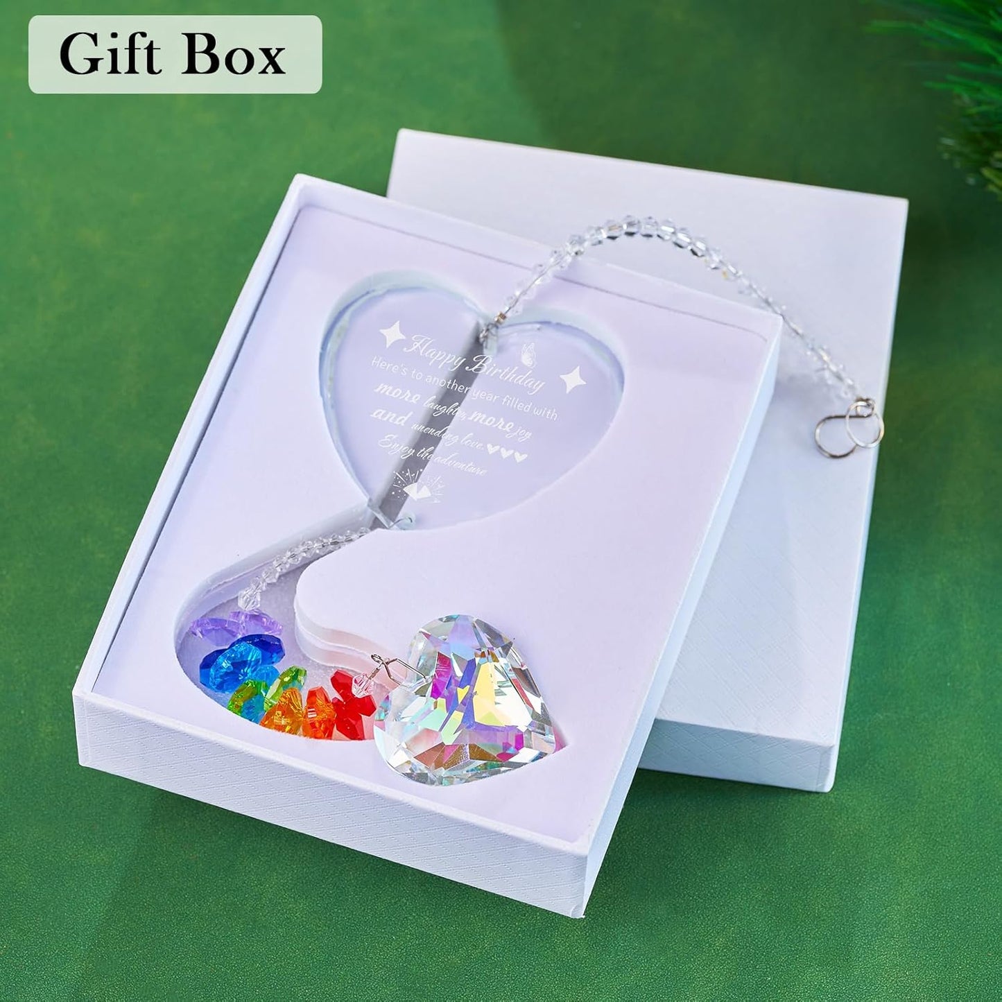 Girlfriend Birthday Gifts for Women, Crystal Suncatcher Mom Gifts for her Girl Friend Sister Nurse Doctor Teacher (Birthday Gift)