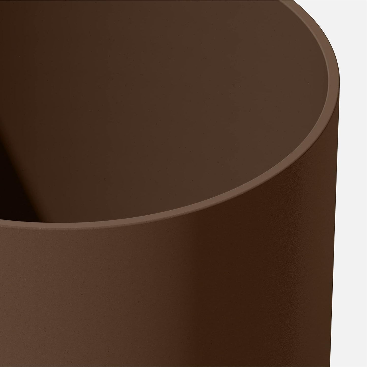 Veradek Mason Series Lima Planter for Indoor/Outdoor Garden | Made from Plastic & Concrete w/Drainage Holes | Modern Décor for Succulents, Flowers, Small Plants