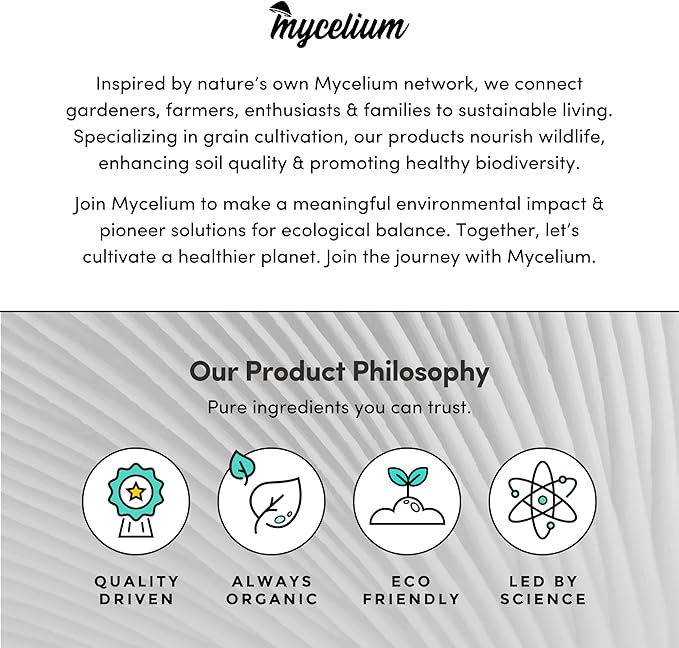 Mycelium's Superior Dung-Loving Mushroom Substrate & Rye Berries Grain 3 LB All-in-One Bag – Organic Coco Coir, Vermiculite & Gypsum Formula, Pre-Sterilized & Ready for Easy Home Cultivation