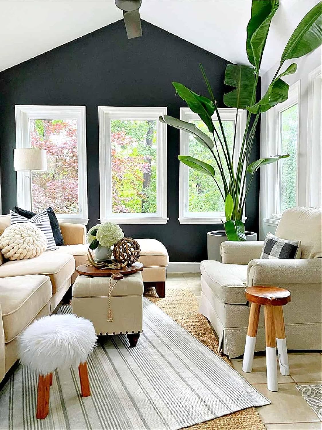 Bird of Paradise - White - Strelitzia Nicholai. (2 White BoP in Cup)