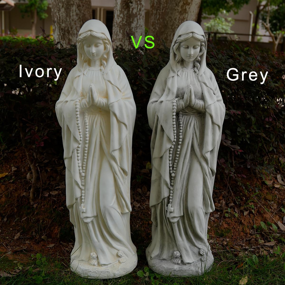 Virgin Mary Statue Outdoor, Religious Garden Statue, Blessed Mother Outdoor Statue, Large Outdoor Garden Statues Home Yard Patio Lawn Hallway