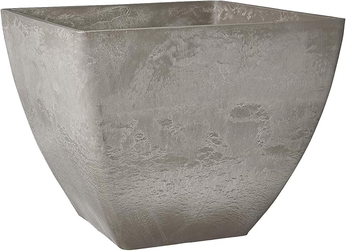 PSW Arcadia Garden Products FB40CT Simplicity Square, 16 x 16 x 13, Cement