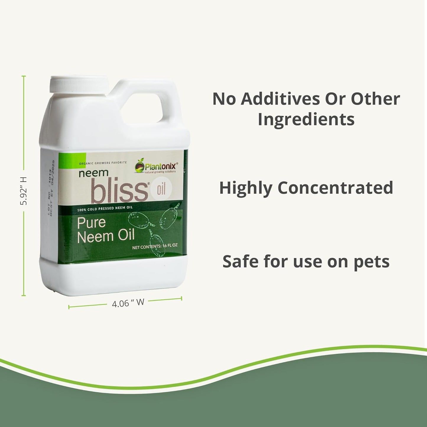 Neem Bliss (64 Fl Oz) - Pure Neem Oil Concentrate - 100% Cold Pressed Neem Oil - All-Natural Neem Oil Concentrate - Pure Neem Oil Extract - Unrefined Neem Oil for Hair - Neem Seed Oil Concentrate