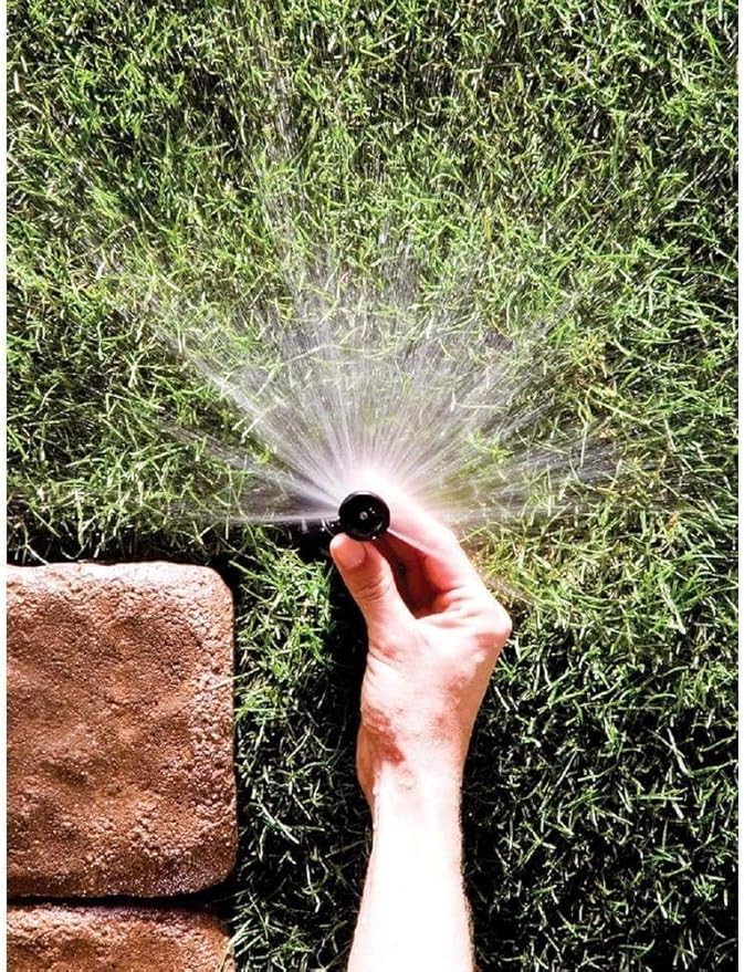 Rain Bird 1802AP8PRS Pressure Regulating (PRS) Professional Pop-Up Sprinkler, Adjustable 0 - 360° Pattern, 6' - 8' Spray Distance, 2" Pop-up Height
