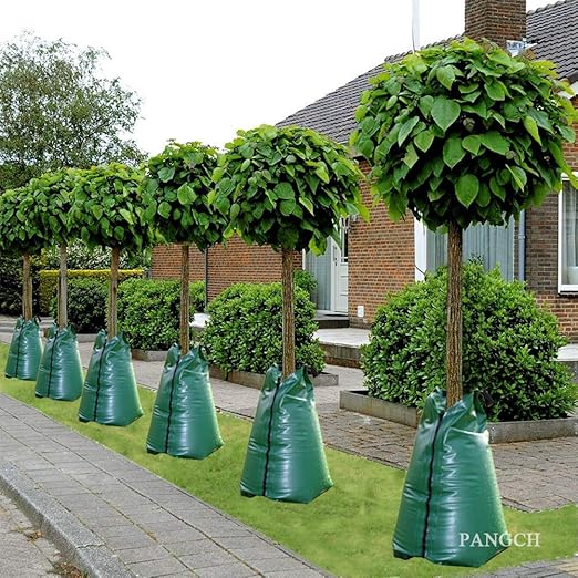 Tree Watering Bag, 20 Gallon Slow Release Tree Watering Bags-Drip Irrigation Bag for Newly Planted or Established Trees (8 Pack)