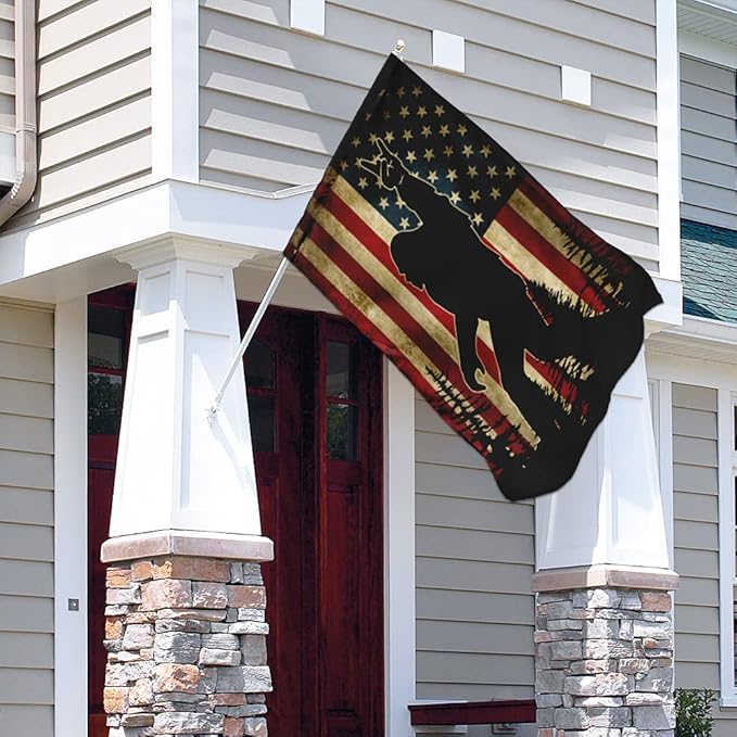 FLAGWIX American Flags, Sasquatch Bigfoot American Flag - 4th of July, Independence Day Decorations for Home, House Flag (29.5" x 39.5") - USA Flags Premium Polyester, Decorative Indoor Outdoor Flag