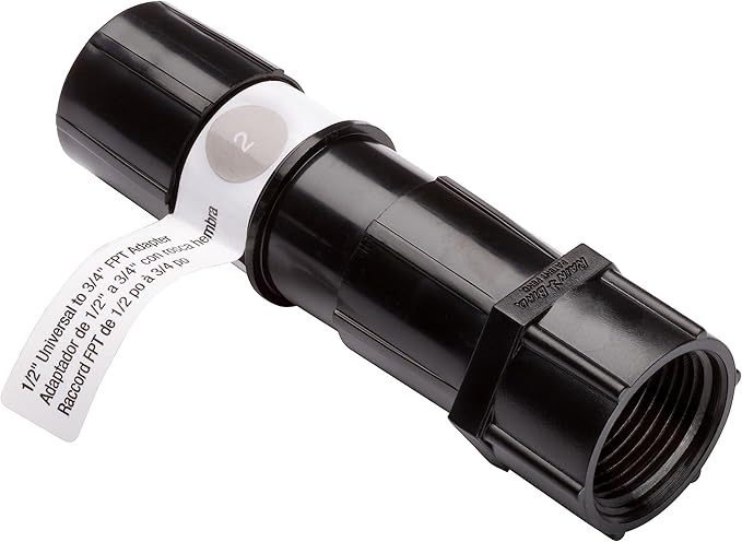 Rain Bird EFP075FS Drip Irrigation Coupling Adapter, 3/4" Female Pipe Thread x 1/2" Easy Fit Universal Fitting, Fits All 1/2" and 5/8" Tubing (Pack of 2)
