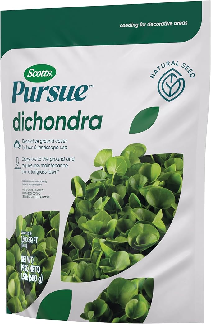Scotts Pursue Dichondra with Natural Seed, Seeding for Decorative Areas, 1.5 lbs.