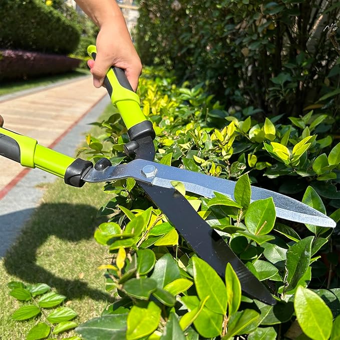 Loppers Hedge Clippers Garden Shears, 3PCS Yard Tools Combo Set Tree, Shrub & Bush Care Kit for Lawn Garden, Branch Cutter with Compound Action Tree Trimmer & Trimming Borders
