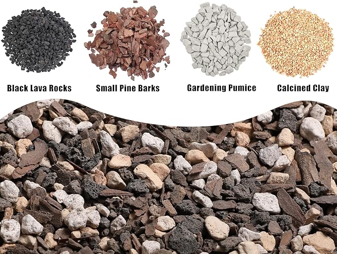 Bonsai Soil Mix Ready to Use 10 qt, Fast Draining All Purpose Potting Soil for Bonsai Tree, Ideal for Root Development, Made from Akadama, Lava Rock, Pumice and Pine Barks