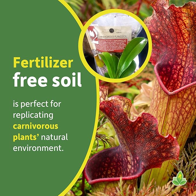 Josh's Frogs Sprig & Stone Carnivorous Plant Soil - Venus Fly Traps/Pitchers/Sundews (4 Quart)