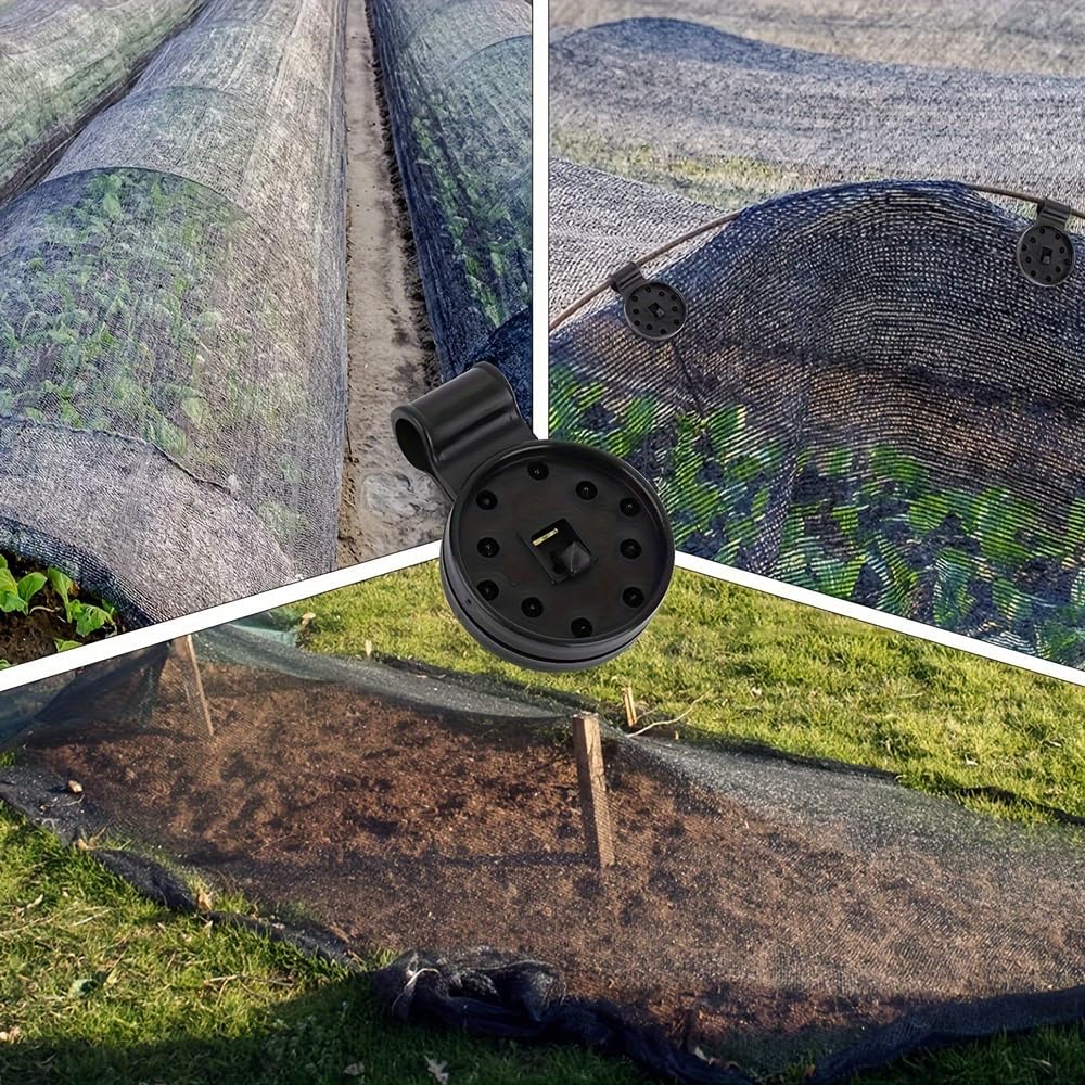 20 Pieces Shade Cloth Clips,Black,Sunshade Cloth, Bird Proof Net, Garden Netting, Greenhouse Nets,Woven Net Heavy Duty Lock Grip, Detachable and Reusable