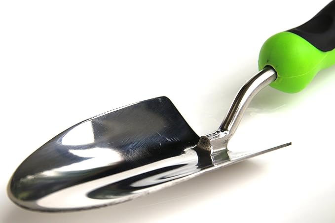Garden Guru Heavy Duty Garden Trowel Hand Shovel for Gardening - Strong Stainless Steel - Rust Resistant - Ergonomic Grip - Perfect Trowel Garden Tool for Soil Digging Planting Transplanting Weeding