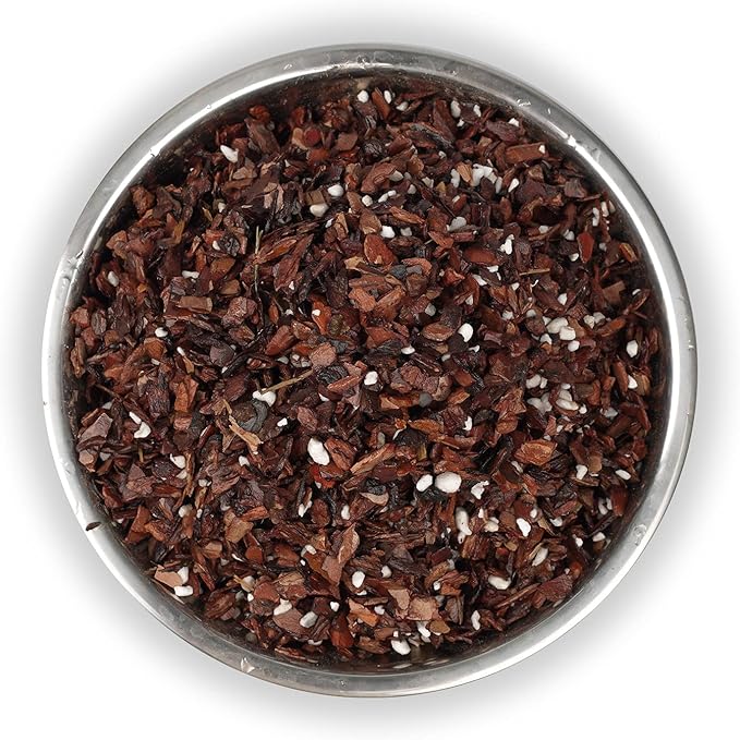 Orchid Potting Mix Orchid Bark, Mix Pine Bark and Perlite, Good Drainage and Water Retention (2 Quart)