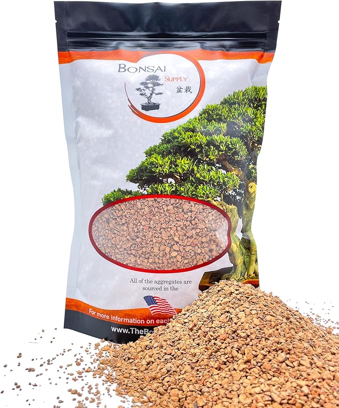 Calcined Clay for Bonsai, Succulent, Cactus | 2 Quarts Bag | 1/8β Particle Size | The Bonsai Supply