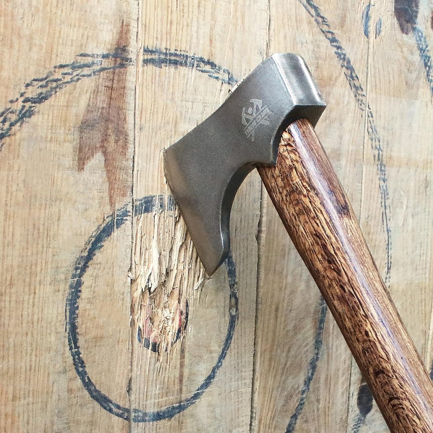Competition Axe, 16.5" Throwing Axes with 1065 High Carbon Steel & Wooden Handle, Perfect for Axe Throwing Game, Competition and Recreation, Gift for Men