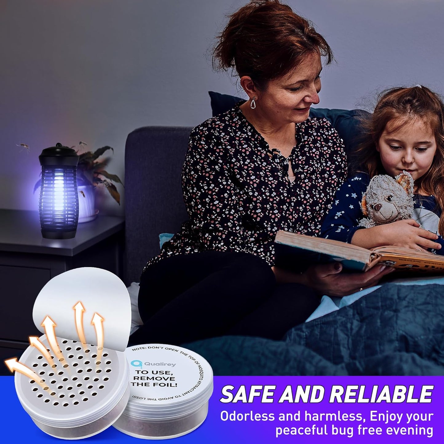 Qualirey 10 Pcs Mosquito Attractant for Bug Zapper, Each Last 60 Day Pest Lure Mosquito Trap Fly Biting Insect Bait Refill High Catch Rate Compatible with DynaTrap and All Insect Trap Indoor Outdoor
