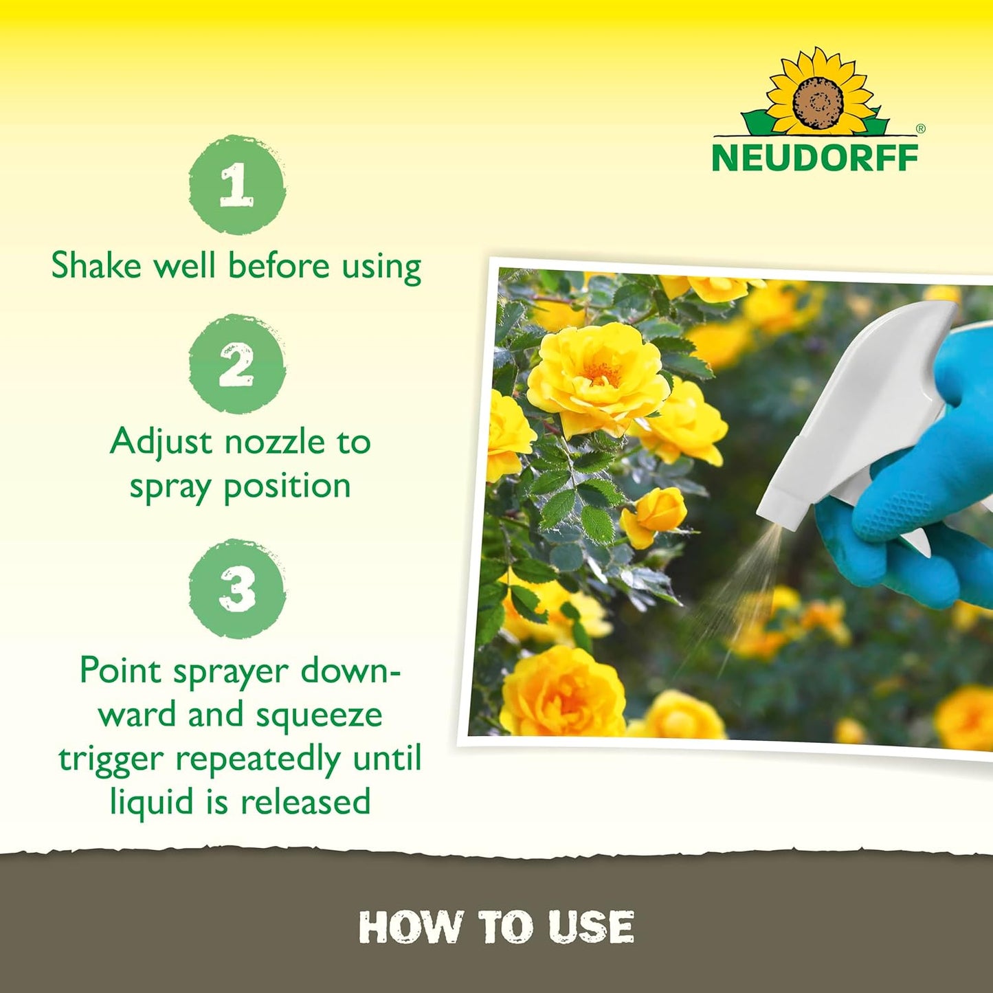 Neudorff Garden Insecticide Spray for Roses and Flowers, Kills Fruit Flies, Fungus Gnats, and 100+ Listed Insects on Contact for Organic Gardening, Contact Insecticide, Ovicide Spray (32 oz)