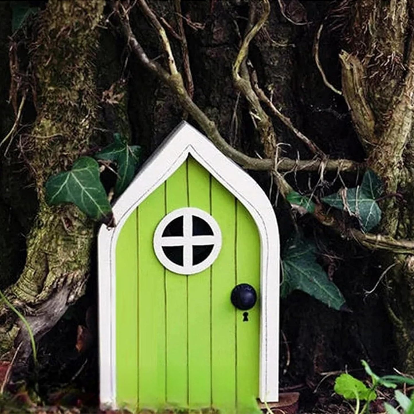 Set of 6 Fairy Garden Door Miniature Garden Decor Outdoor Garden Accessory for Gardens Gate Decoration in Yard Landscaping and Indoor Decor