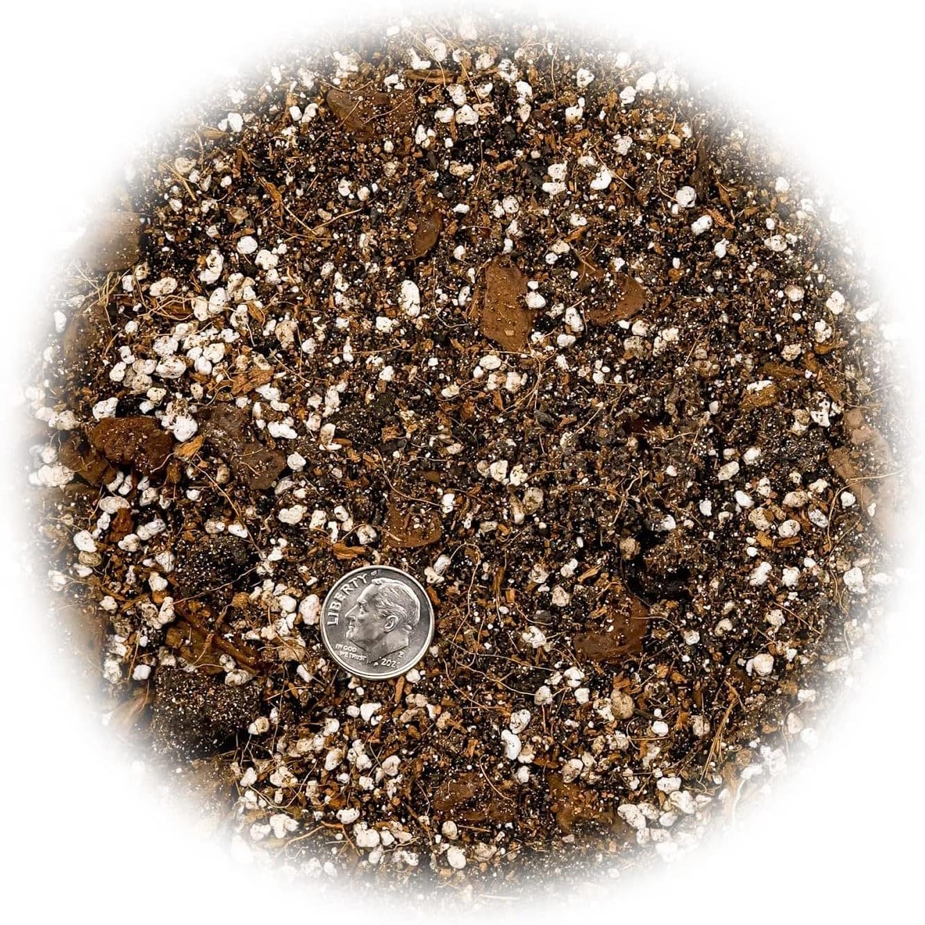GARDENERA Premium Spider Plant Potting Soil Mix (2 Bags of 5 Quart)
