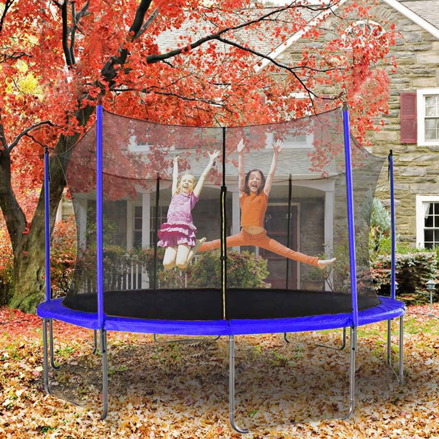 Heavy Duty Trampoline Stakes Anchors High Wind Stakes U- Shaped Sharp Ends Ground Anchor Galvanized Steel 11.8inch for Soccer, Tents and Garden Decorations