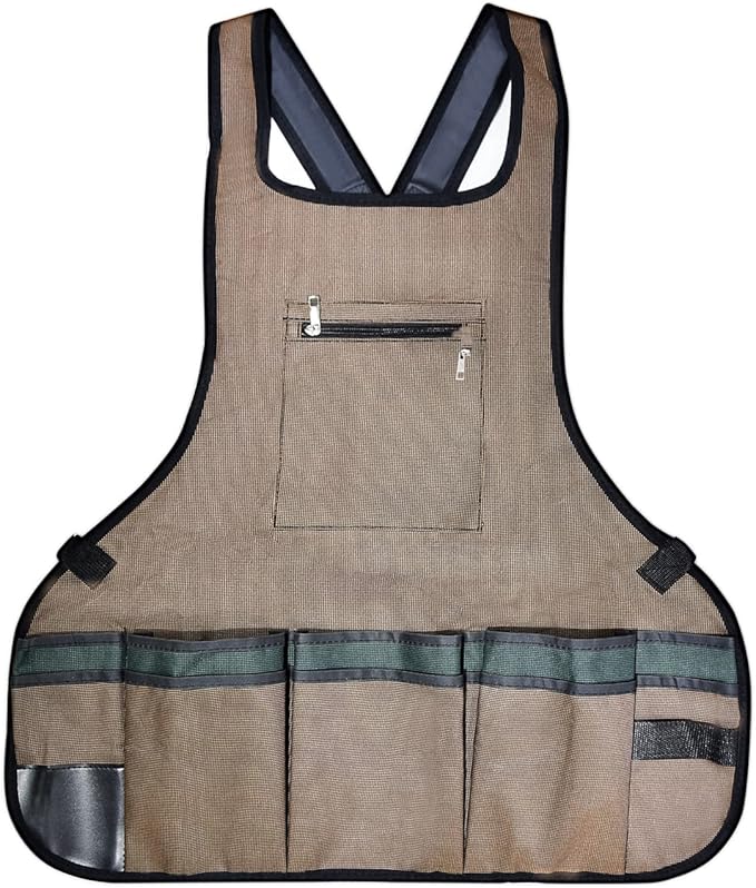 Garden Apron With Pockets,Woodworking Artist Tool Apron,Unique Gardening Gifts for Women/Men