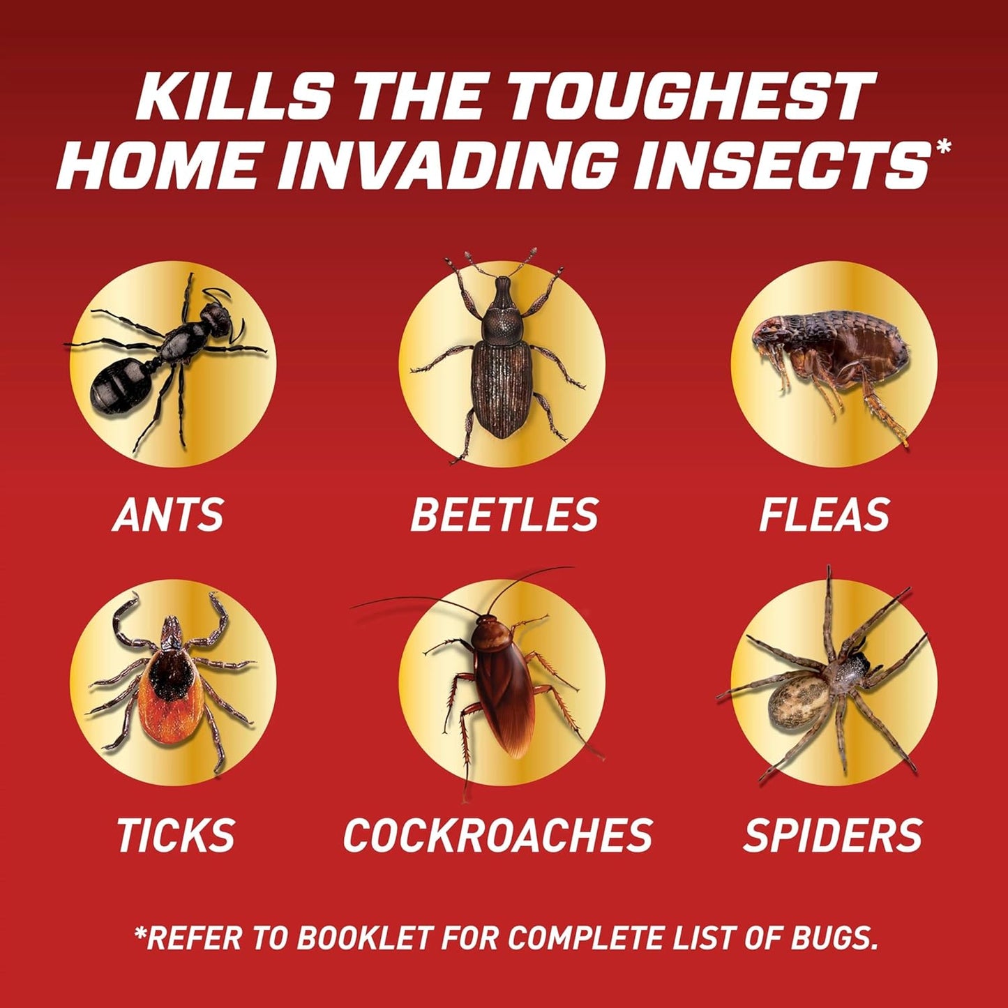 Ortho Home Defense Insect Killer for Indoor and Perimeter Refill2, Controls Ants, Roaches, Spiders and More, 1 gal