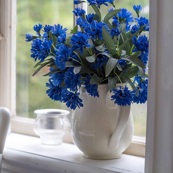 Outsidepride 2000 Seeds Blue Cornflower Bachelor's Button Dwarf Garden Flower Seeds for Planting