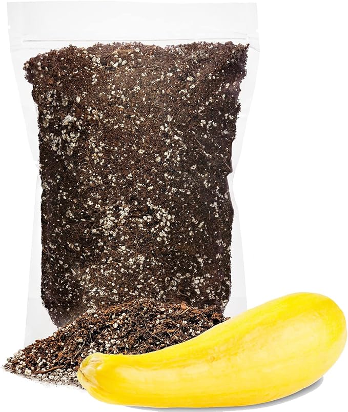 Premium Organic Potting Soil for Squashes - (2 Quart Bag)