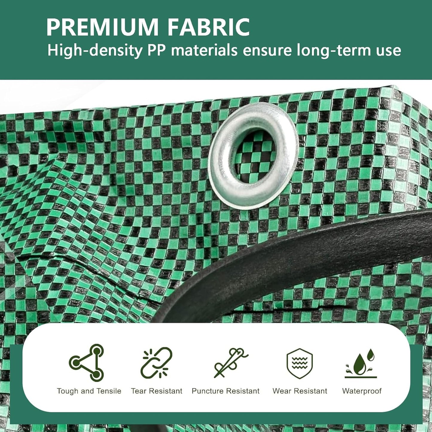 Reusable Yard Waste Bags – 3 Pack (2 x 272 Gallons + 1 x 16 Gallons), Heavy Duty Garden Leaf Bags with Reinforced Handles and Gardening Gloves for Lawn Cleanup, Debris, and Recycling