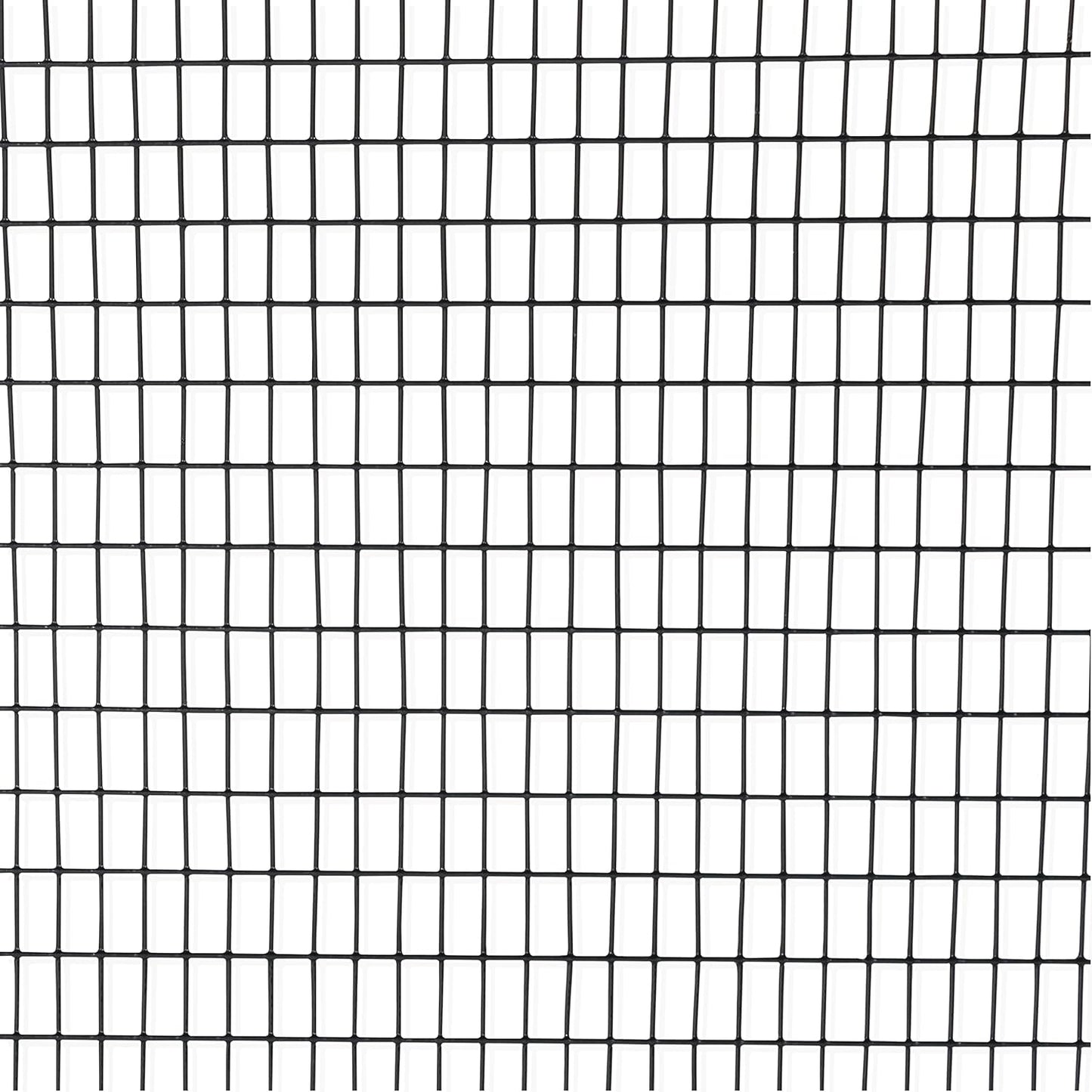 Fencer Wire 16 Gauge Black Vinyl Coated Welded Wire Mesh Size 0.5 inch by 1 inch (3 ft. x 50 ft.)