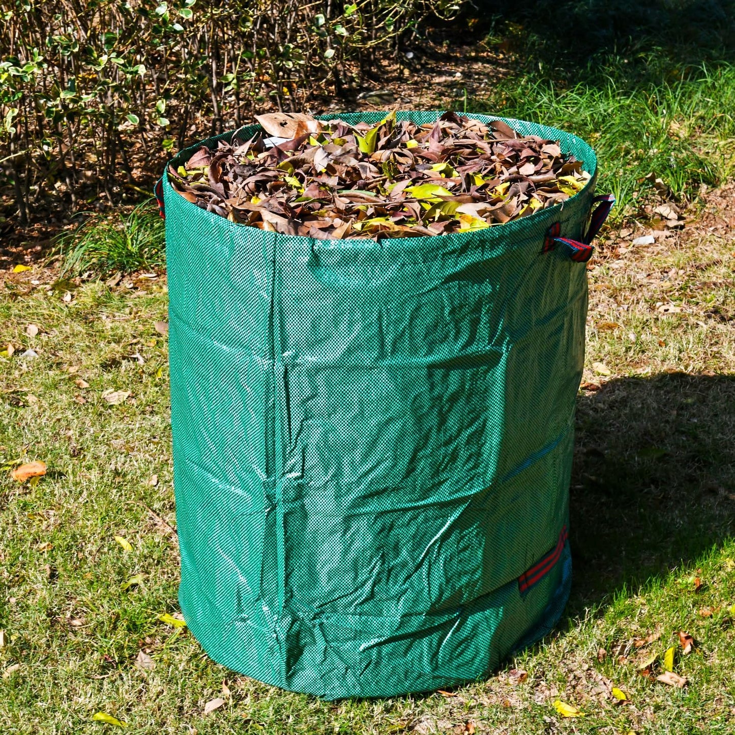 CAMPFIRE 3 Pack 72gallon Garden Waste Bags (H30, D26 Inches) With Handles, Heavy Duty Leaf Bags, Reusable Lawn Garden Bags And Yard Waste Bags, Suitable For Leaf Collectors