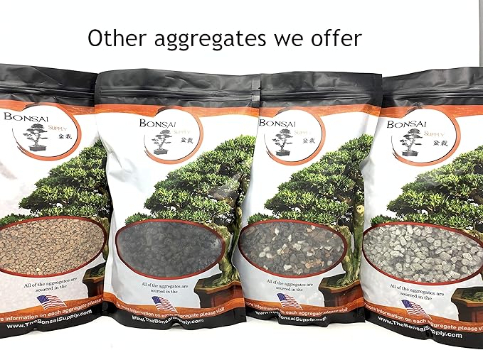 Calcined Clay for Bonsai, Succulent, Cactus | 2 Quarts Bag | 1/8β Particle Size | The Bonsai Supply