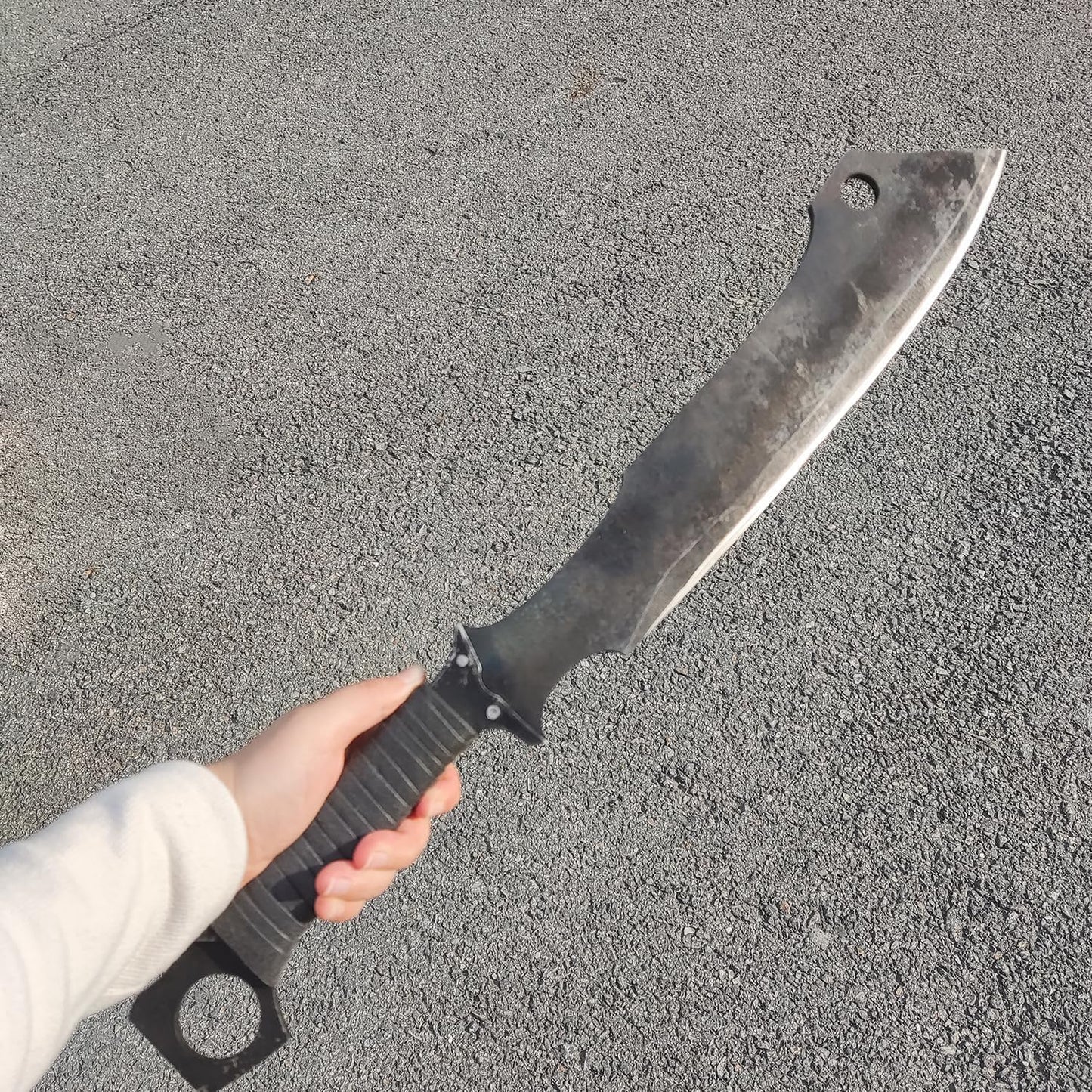Full Tang Manganese Steel Machete Sword with Sheath for Collection, Practice, Outdoor Use-20.1 Inch