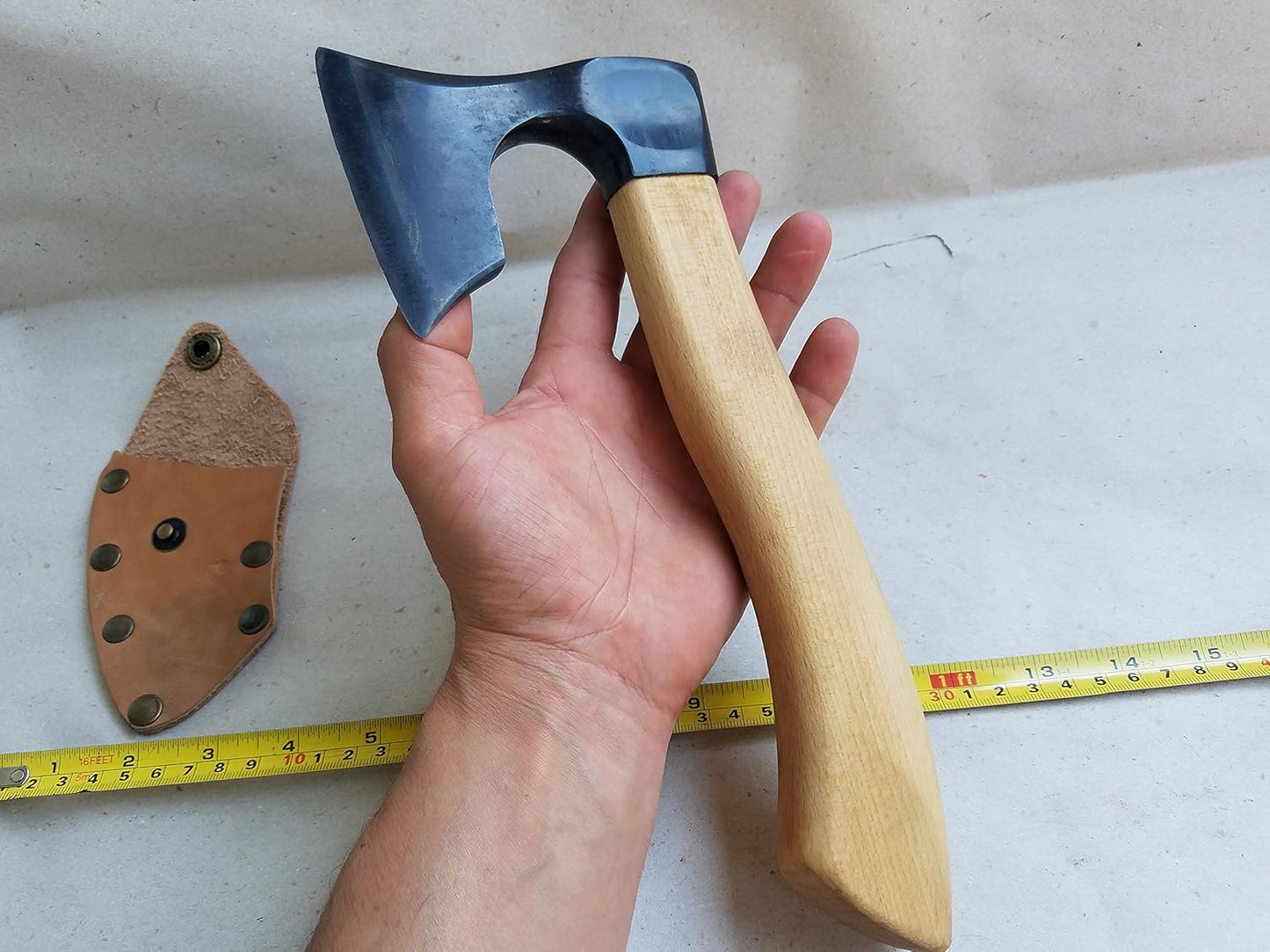Mini Carving Bearded Axe with Sheath by mapsyst
