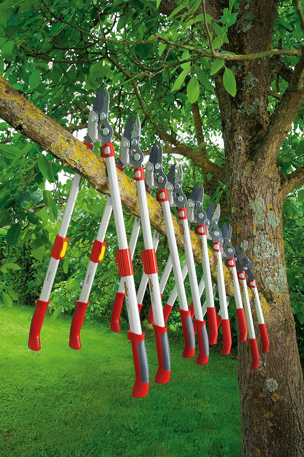 WOLF Garten RS750 Power Cut Anvil Loppers, Red, 45 mm