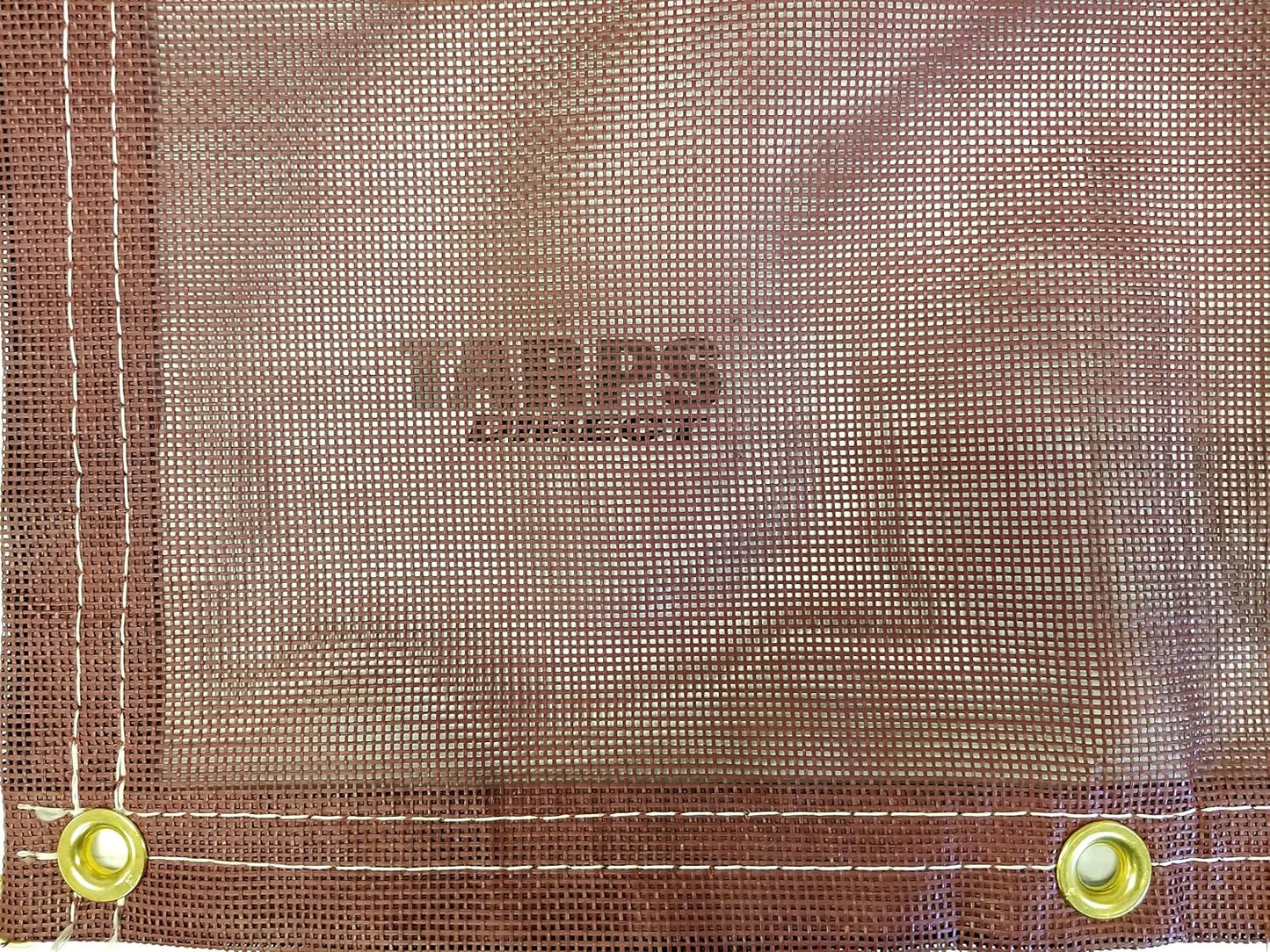 12 Ft. x 16 Ft. Burgundy 10 Oz. Vinyl Coated Mesh Tarp