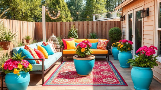 How to Create a Colorful Patio Oasis for Warm Weather Days
