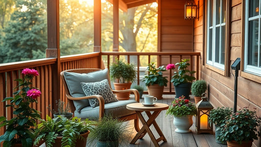 How to Style a Relaxing Morning Patio with Solar Lanterns