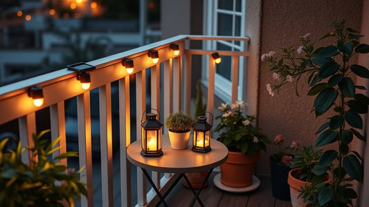 Simple Ways to Brighten Your Balcony with Compact Solar Lights