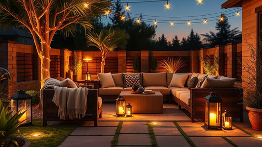 Design a Relaxing Patio Lounge with Layered Solar Lighting