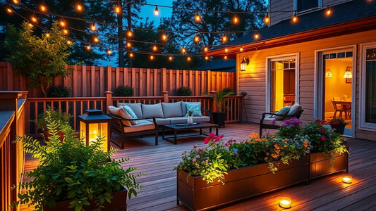 How to Elevate Your Backyard Deck with Simple Solar Lighting Ideas