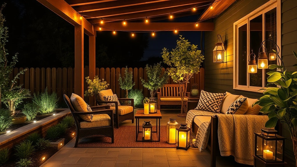 Turn Your Patio into a Cozy Night Retreat with Layered Solar Lights