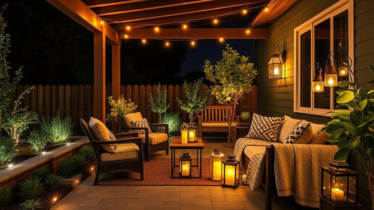 Turn Your Patio into a Cozy Night Retreat with Layered Solar Lights