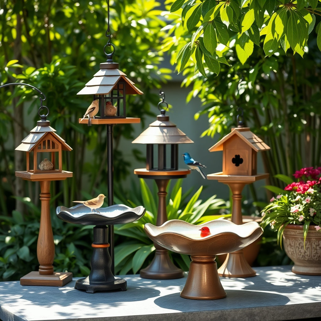 Bird Feeders & Baths
