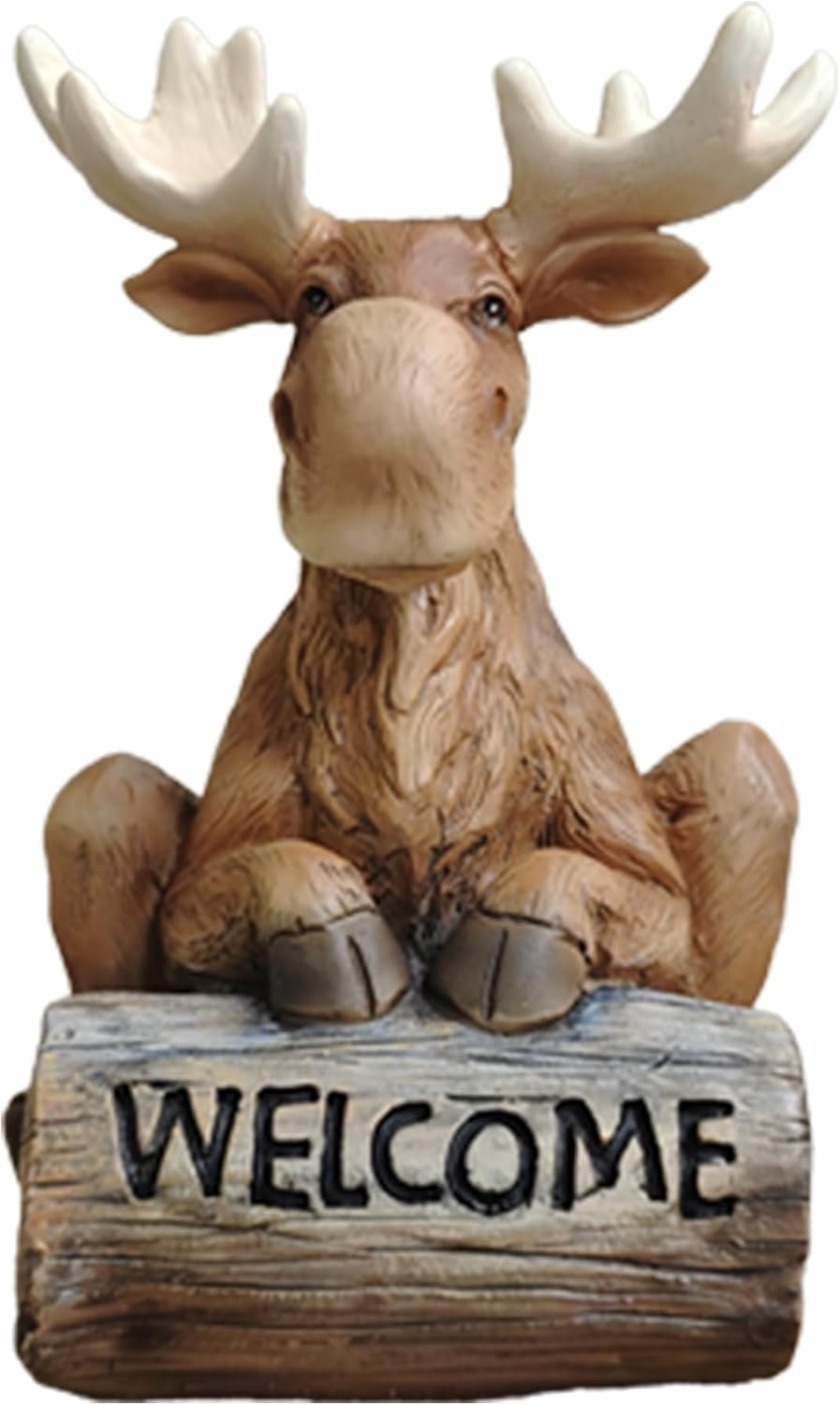 Spoontiques Moose Garden Statue - Decorative Garden Statue - Colorful Home Décor for Indoor or Outdoor Use - Patio Decoration - Garden Accessory