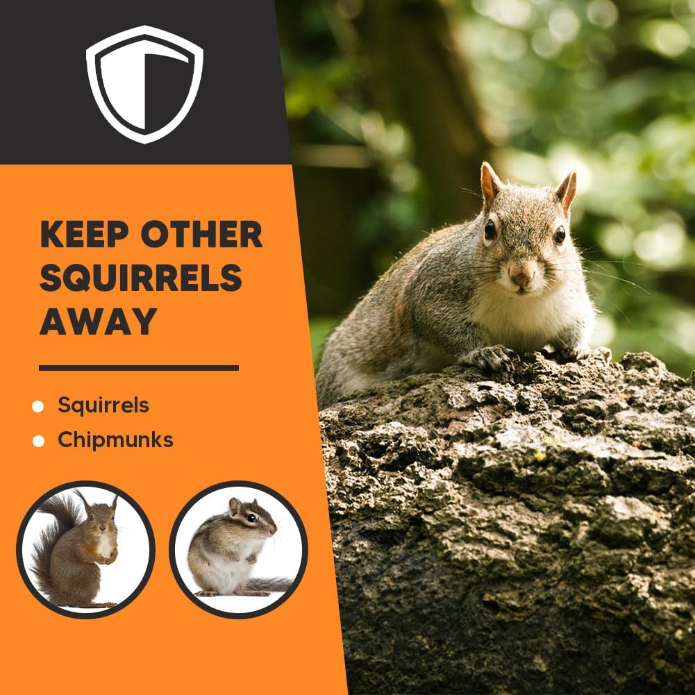 Squirrel Repellent Balls (8 Pack, 5.3 oz) – Peppermint Oil Outdoor Deterrent for Garden, Bird Feeder & Attic – Safe for Pets & Plants, Long-Lasting Natural Protection