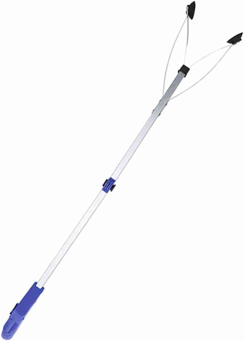 Garbage Picker Litter Picker Trash Grabber for Garden Leaves Waste Pick Up Tool(Blue Handle)