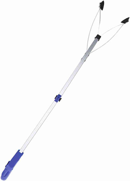 Garbage Picker Litter Picker Trash Grabber for Garden Leaves Waste Pick Up Tool(Blue Handle)